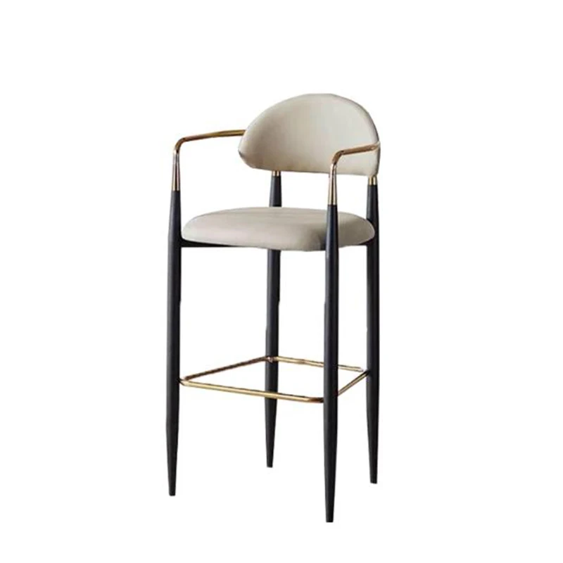 

Accent Kitchen Bar Stools Designer Modern Balcony Height Bar Chairs Aesthetic Relaxing Vanity Sillas Para Comedor Home Furniture