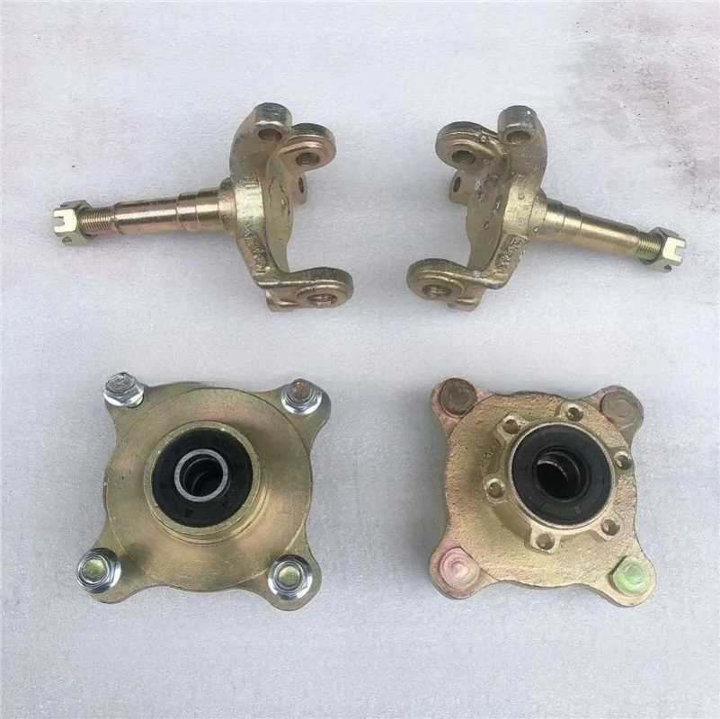 Suitable for Big Bull Kawasaki ATV Modified Accessories Kart Steering Knuckle Croissant Wheel Seat Disc Brake Flange Rotary Body