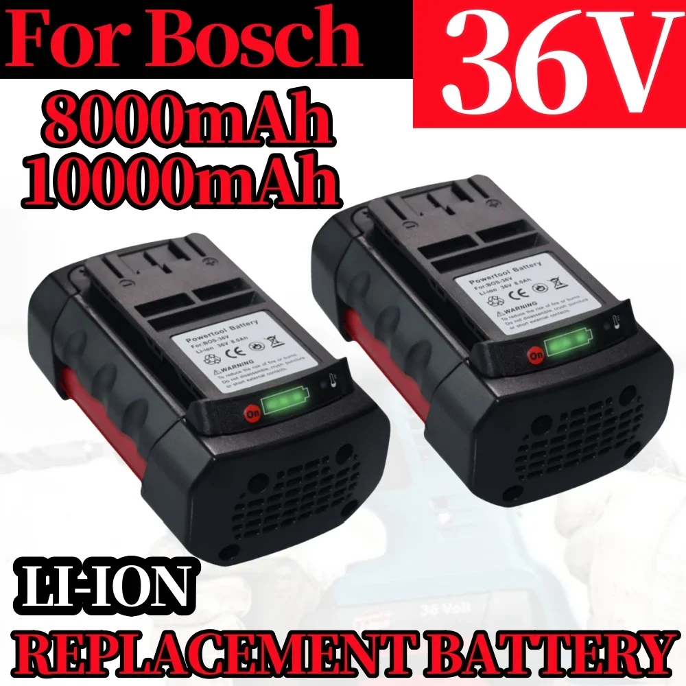 

8.0Ah 10Ah 18650 Battery Li-ion 36V Replacement for Bosch 36V Battery BAT836 BAT810 BAT840 D70771 Batteries Rechargeabl