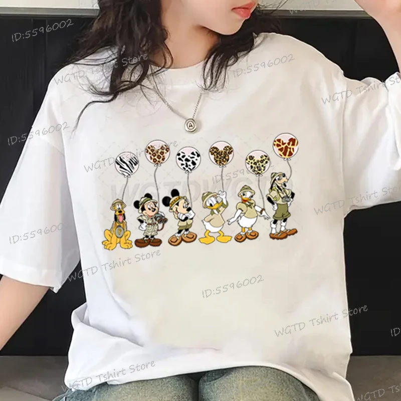 

Cotton Kids Clothes Retro Mickey and Friends T-shirt for Baby Girl Boy Cotton Shortsleeve Tops Fashion Mickey Matching Outfits