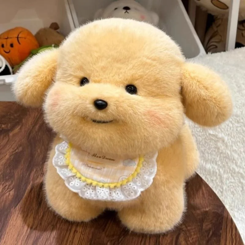 

Cute Golden Retriever Puppy Doll Milk Dog Figurine Girlfriend Birthday Gift Healing Series Sleeping Comfort Pillow