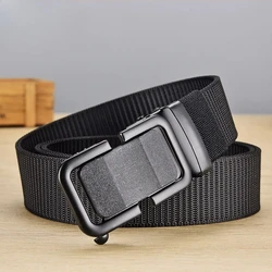 Youpin Toothless Automatic Buckle Nylon Belt Men Outdoor Waist Canvas Belts Leisure Breathable Canvas Belt Casual Tactical Belt