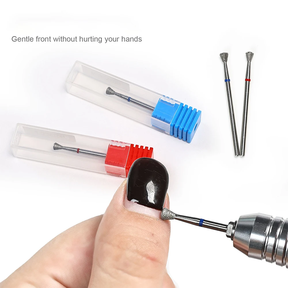 Professional Nail Drill Bits For Removing Overflow Glue Nail Edge Treatment Cuticle Diamond Cutter Nail Grinding Disc Nail Tools