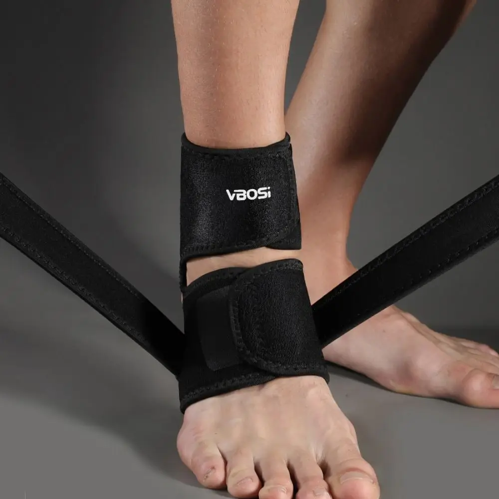 

Protective Gear Neoprene Ankle Support Black Elastic Ankle Compression Support Adjustable Feet Bandage Unisex