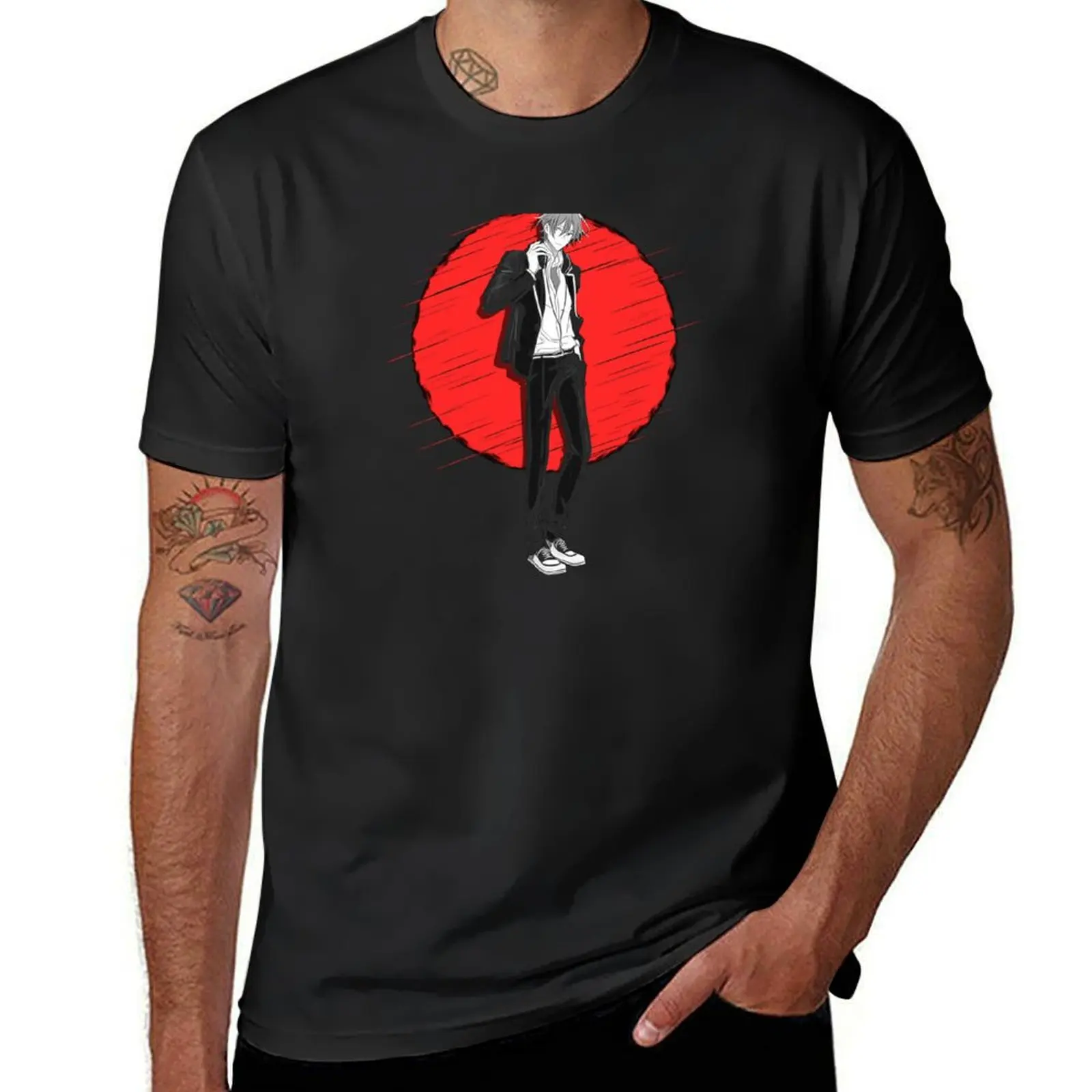 Sasaki and Miyano Anime - Sasaki Shuumei T-Shirt vintage korean fashion customs clothes for men