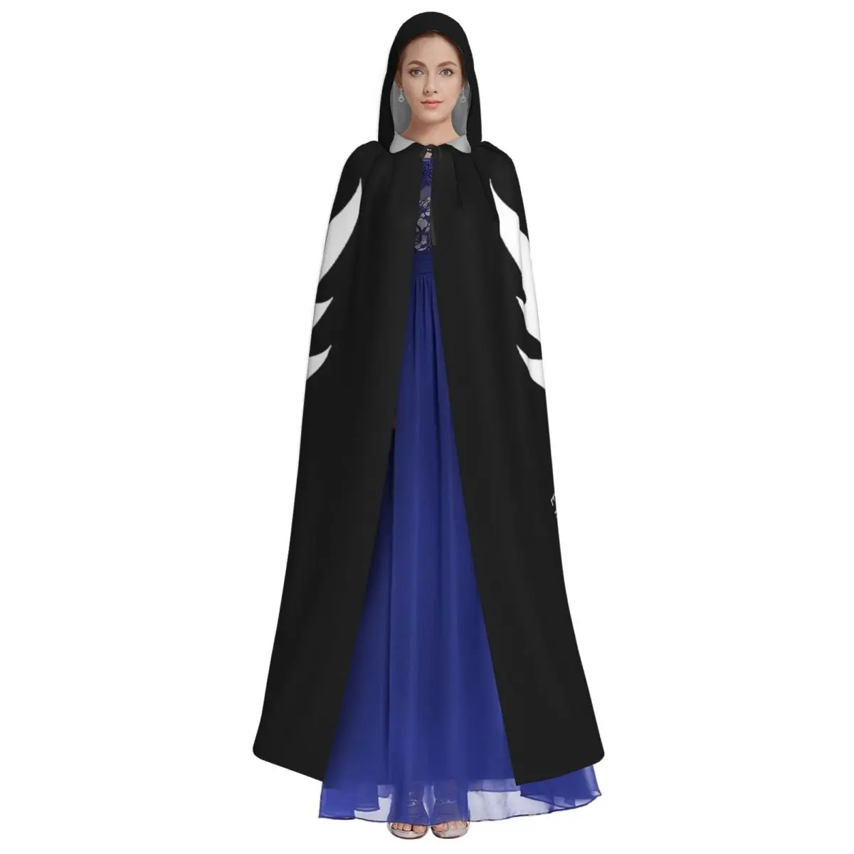 Game Tom Clancys The Division SHD Seal  Long Hooded Cloak Witch Medieval Costume Cosplay Cape HalloweenVampire Adult Unisex view 4