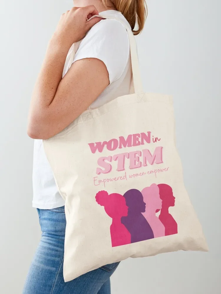 

women in stem Tote Bag eco pack canvas bags tote bag tote bag men's