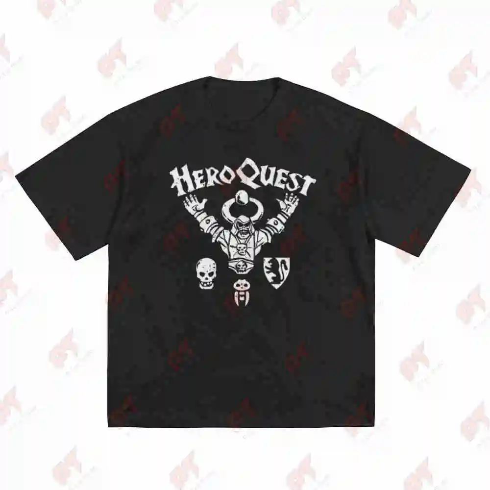 Heroquest Vintage RPG 80s Retro Gaming Short Sleeve Tee 100% Cotton T-Shirt