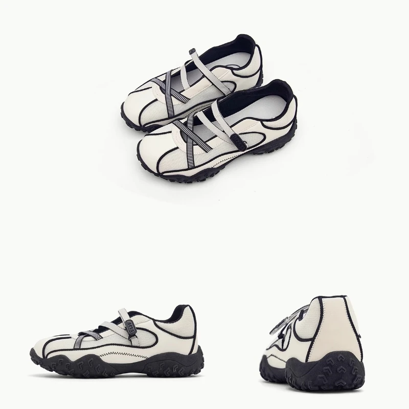 أحذية نسائية صيفية كاجوال سميكة القاع صنادل رياضية قابلة للتنفس أحذية رياضية للتدريب #6