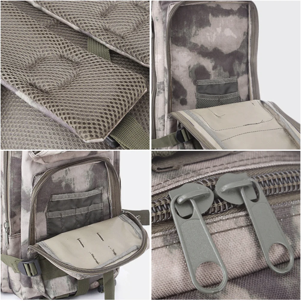 

20-35L Camouflage Backpack Rucksack for Outdoor Hiking Camping Travel Load Bearing Heavy Duty Men