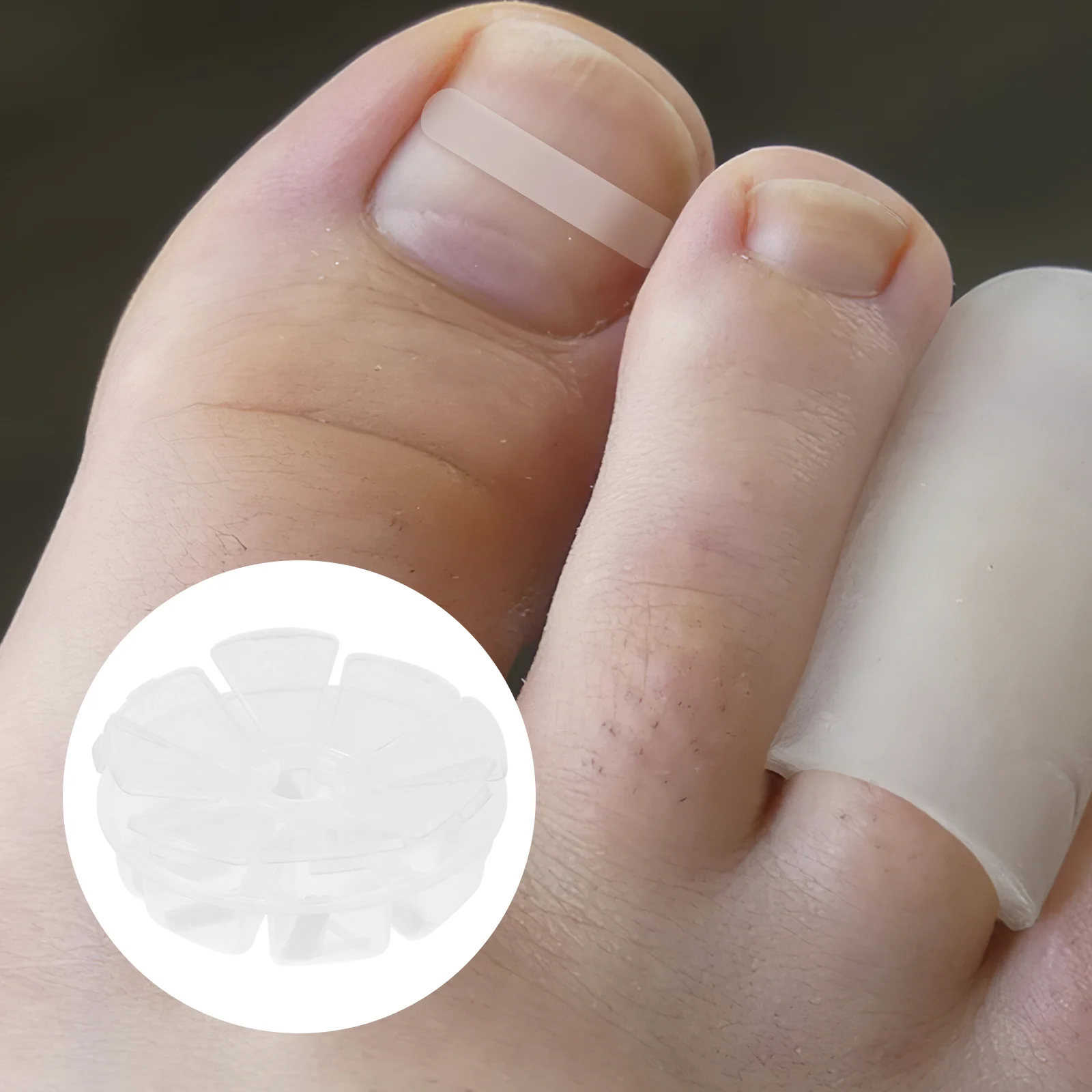 120pcs Toe Nail Correction Sticker Patch Paronychia Corrector File Elastic Patch Corrector Nail Correction Patch