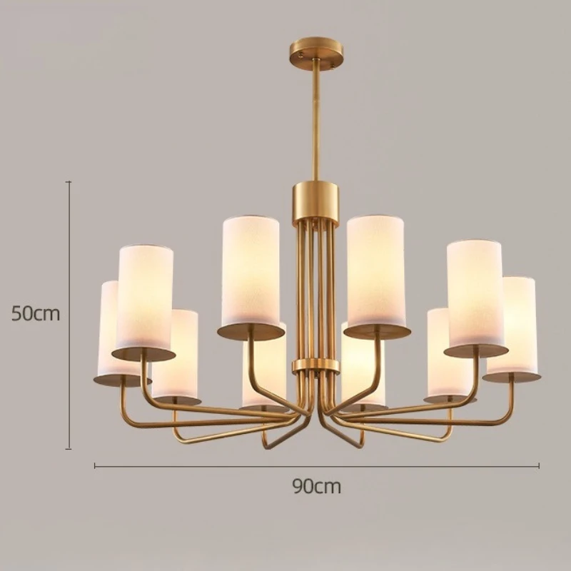

Copper Material Light Luxury Simple Lighting Desk Lamp Modern American Style Personalized Home Decoration Lighting Fixture