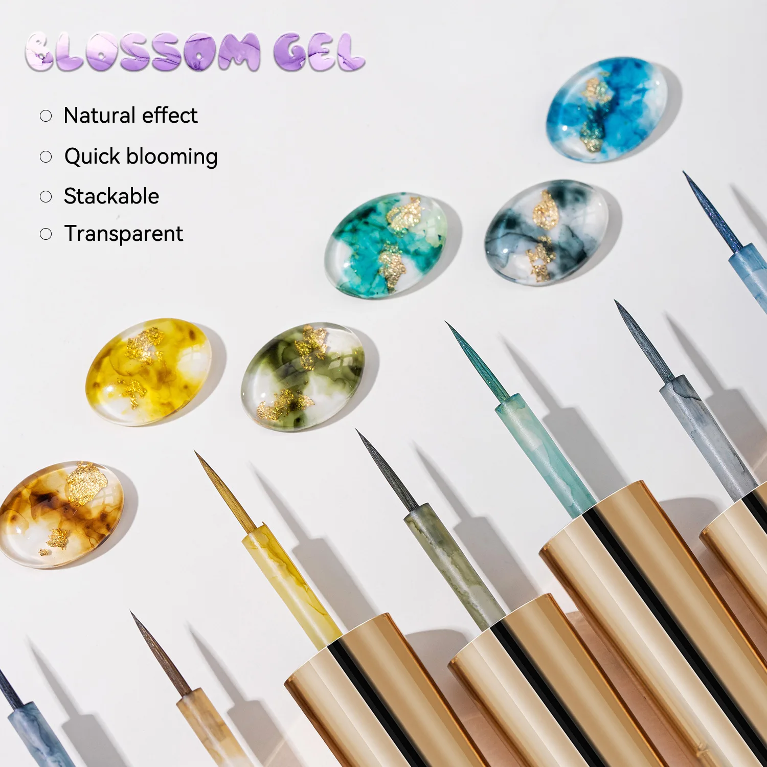 12 ألوان 15 مللي بريق المائية حبر طلاء الأظافر الهواء الطبيعي الجاف ازدهار تأثير التدرج الحبر DIY بها بنفسك الرخام للتقليم #3