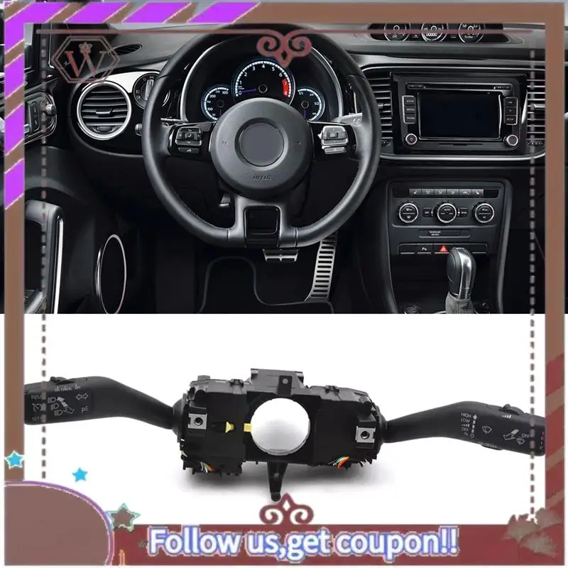 

A57E-5C5953513G For VW Beetle Jetta 2012-2018 Cruise Control Turn Signal Wiper Headlight Combination Switch