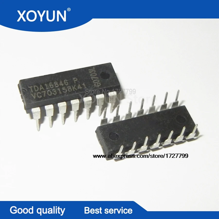 10pcs/lot TDA16846P TDA16846-2P TDA16846 DIP