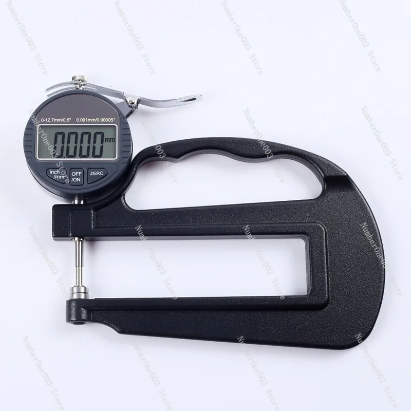 Digital Large Span Deep Throat Percent Millimeter Thickness Gauge Thickness Meter 0.001mm Sponge Film Leather Measurement