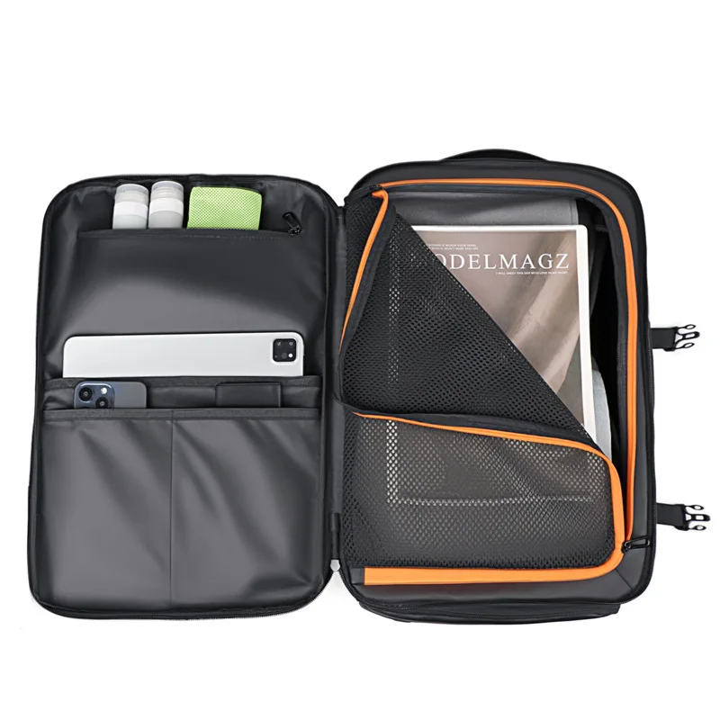 New men's business laptop expandable backpack large-capacity shoe cabinet wet-dry separation travel backpack