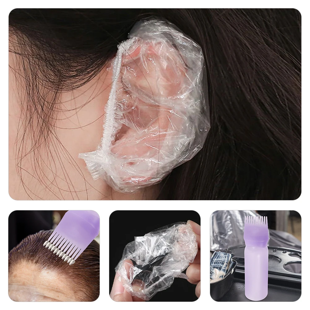 

1 set Hair Dye Kit Home Salon Hair Coloring Tools Bleaching Applicator Bottle Oil Bottle Gloves Styling Root Comb Set