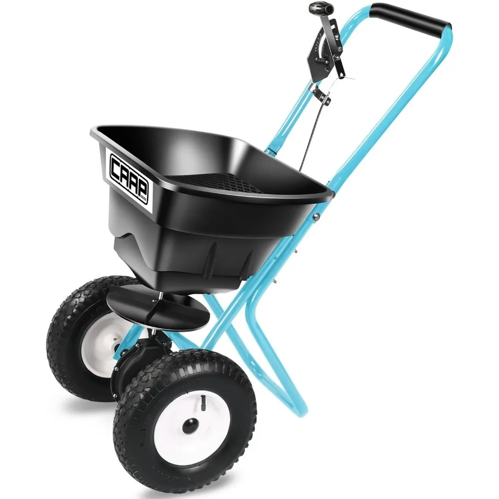 80 lb. Capacity Walk-Behind Lawn/Garden Broadcast Spreader for Seed, Salt, Fertilizer CAAP-TOLS-SPD-TB