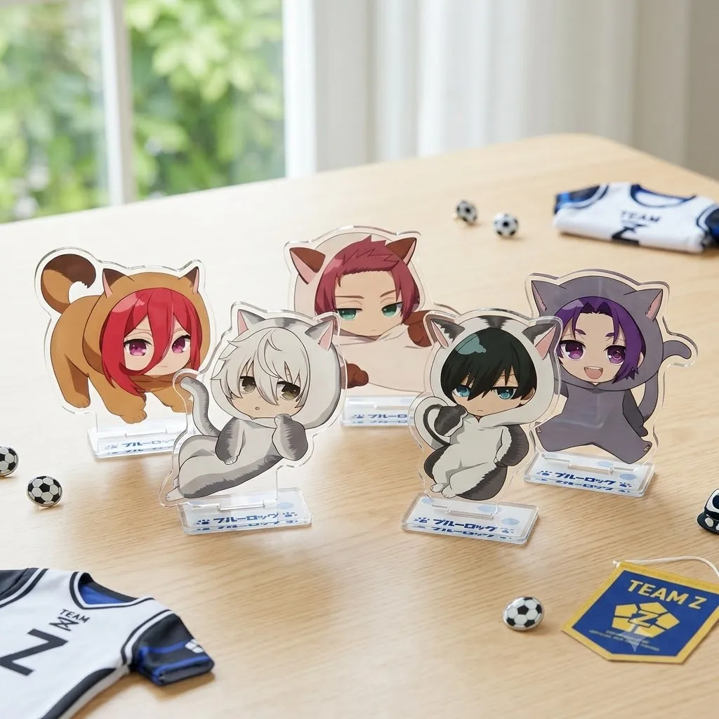 Blue Lock Isagi Bachira Acrylic Stand Keychain Cute Anime Birthday Gift With Call Of The Night Desk Merchandise