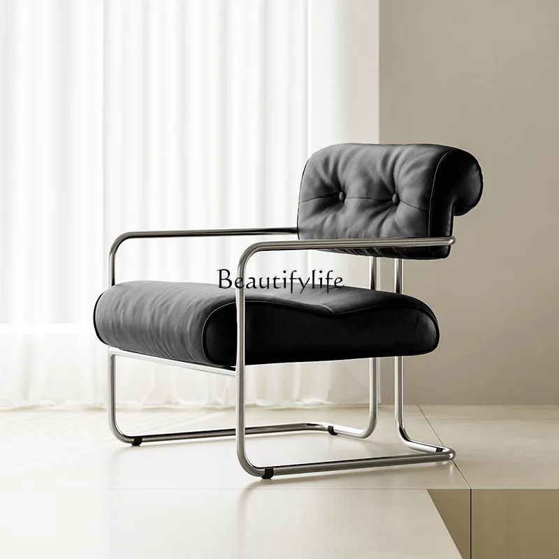 

Medieval sofa chair Living room simple single leisure chair