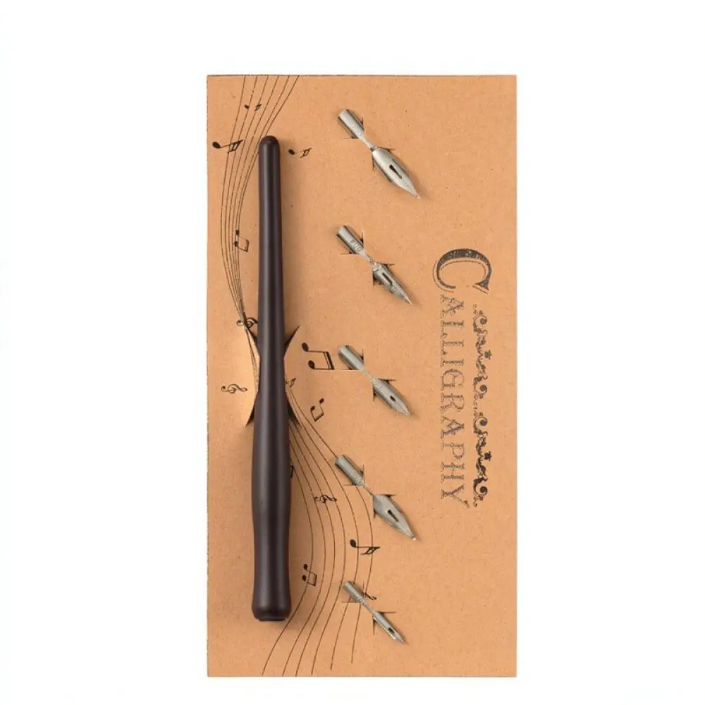 Vintage Calligraphy Dip Pen Set Professional Writing Quill Instrument Elegant Stationery Gift For School Office Practice