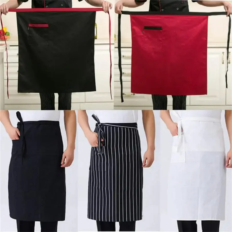 

Chef apron special kitchen men's hotel restaurant restaurant back kitchen half-length short apron household cleaning wholesale