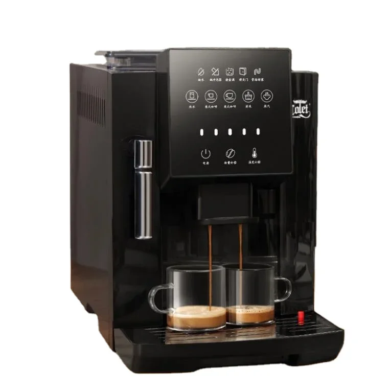 

Touch screen fully automatic one household steam milk foam American Italian freshly ground small coffee machine