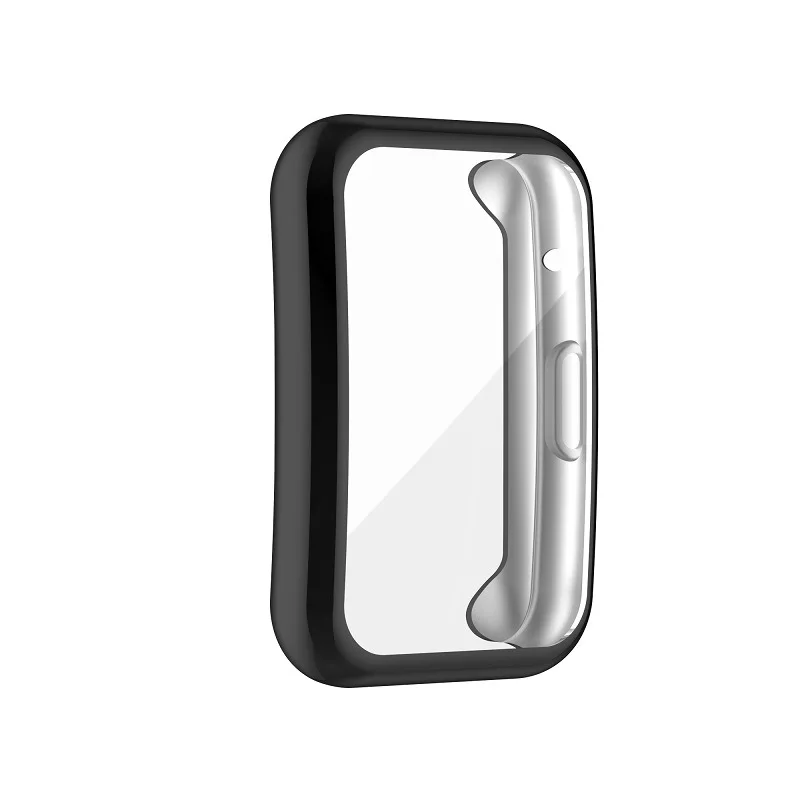 Étuis en silicone pour Huawei Watch Fit, film de protection d'écran, TPU, nouveaux accessoires de pare-chocs de protection, paquet de 50 pièces