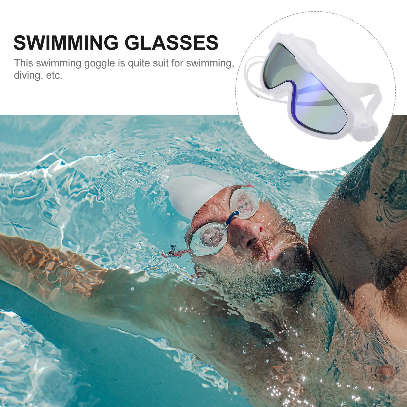 Waterproof Antifog Swim Goggle - Swimming Goggles Anti Fog review and price