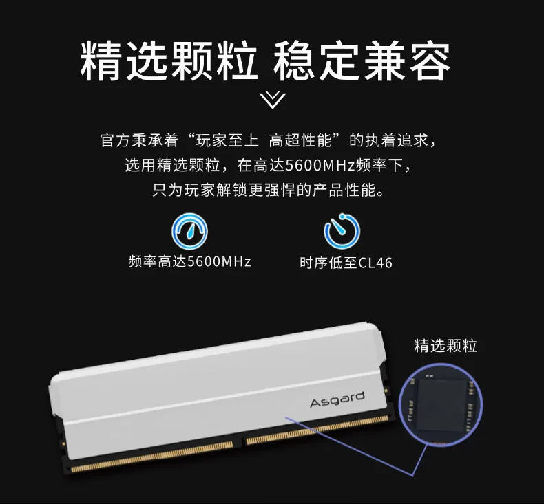 32 GB (16 GB x 2) Set DDR5 Desktop-Computer-Speicherstick Hella Titan Silber für D5