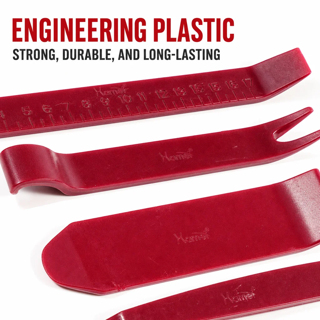 MULE 4Pcs Plastic Pry Tool Set for Car Interior Trim Removal Audio Installation Dashboard Door Panel Disassembly Tools