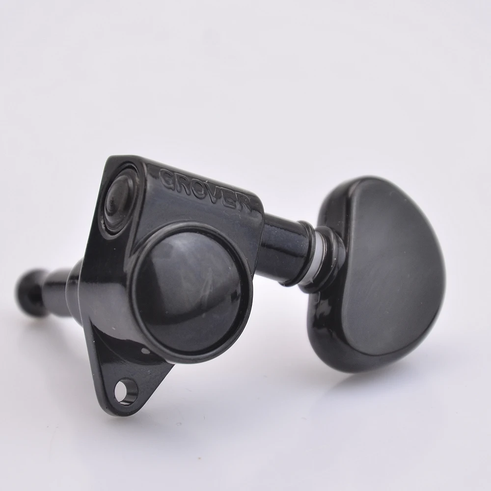 

Original Genuine G-r-o-v-e-r 3R+3L Guitar Machine Heads Tuners 1:18 Black