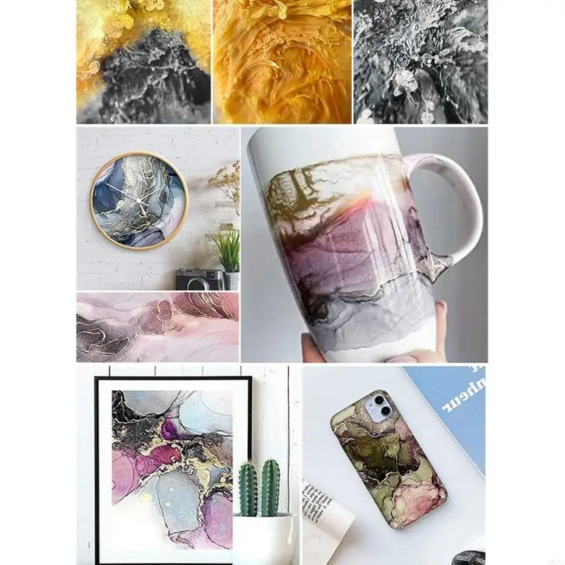 Q6PA Ink-12 Kinds of Colors Inks Are Suitable for Resin High Concentration Epoxy Resin Paint Color Dyes