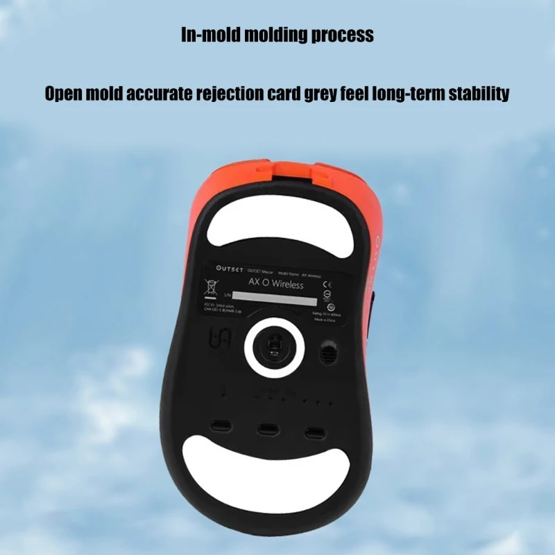 Pies ratón versión Ice, alfombrilla para patines ratón PTFE para ratón VAXEE AXW, mejora deslizamiento, control y