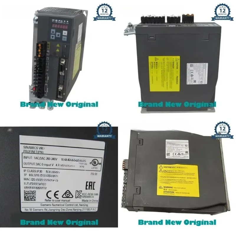 6SL3210-5FB10-8UF0 6SL32105FB108UF0 SINAMICS V90, with PROFINET Input voltage: 200-240 V 1/3-phase AC Brand New