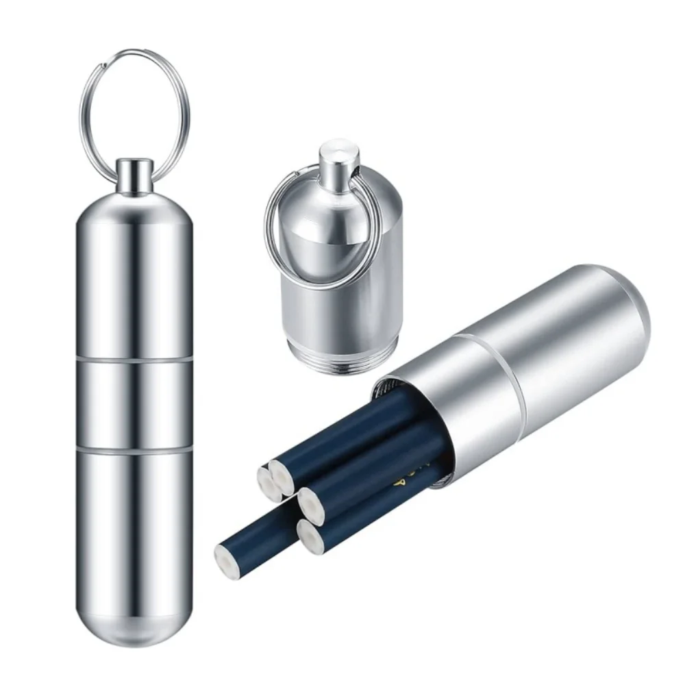 

Водонепроницаемый футляр для сигарет JUSES, герметичный тубус для хранения, алюминиевый кейс для путешествий, аксессуары для курения