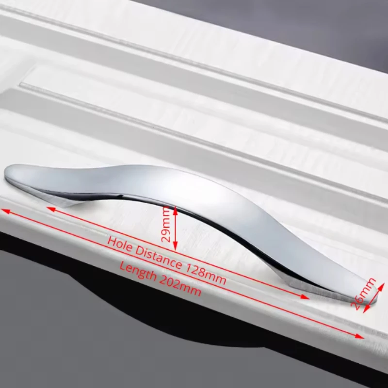 128mm/160mm Schrankgriffe aus Aluminiumlegierung, Türknöpfe, Küchenknöpfe, Schrankgriffe, Schubladen-Möbelgriffe, Möbelbeschläge – Detail 7