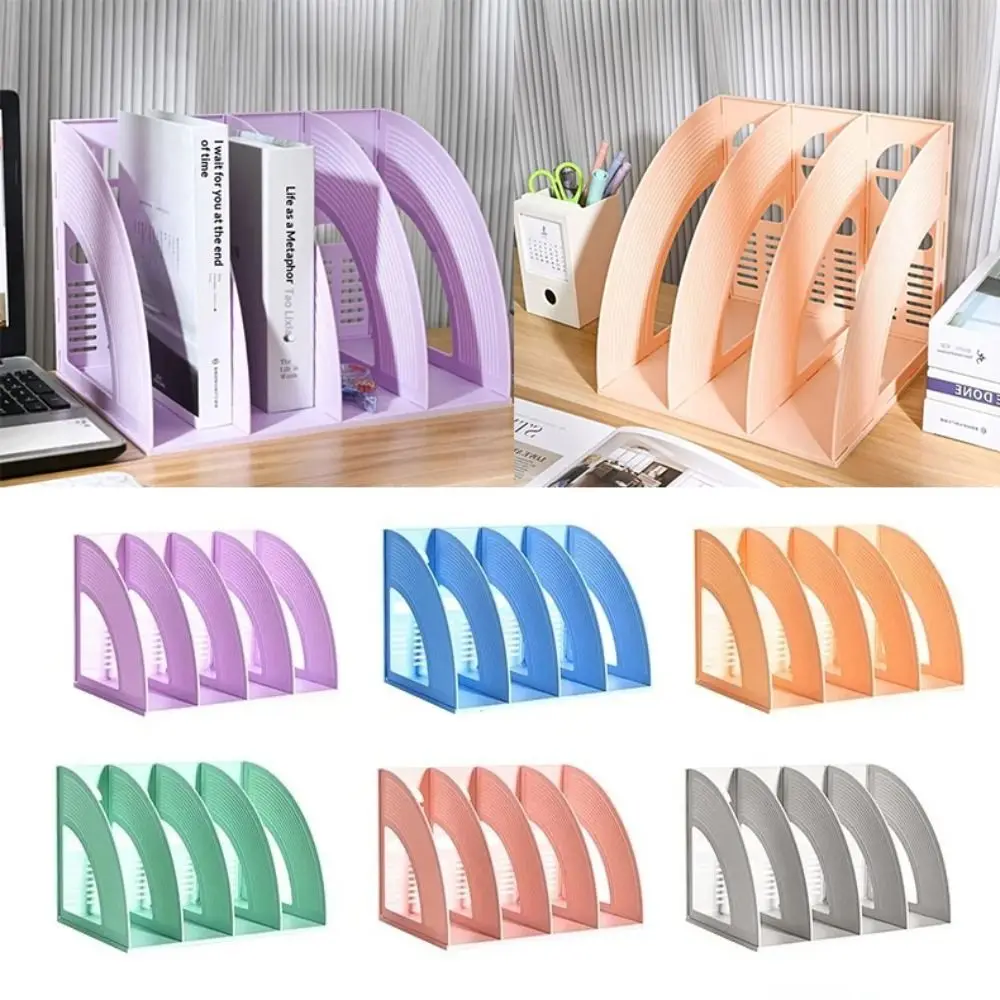 Clear Acrylic Bag Storage Shelf Divider 4 Grids Design 4 Sections Handbag Books Organizer Transparent Plastic Desktop Storage