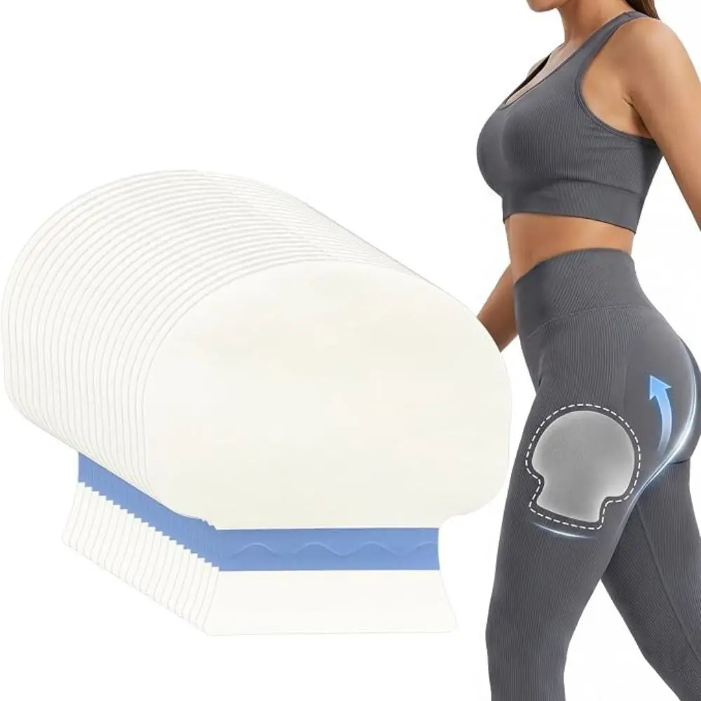 10pcs Comfortable Waterproof Thigh Lift Tape Elastic Invisible Adhesive Tape Breathable Body Tape Sports
