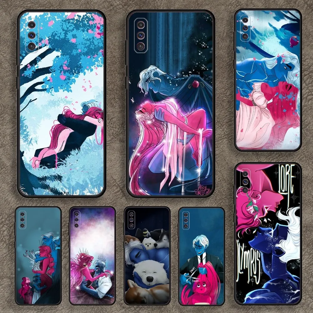 Lore Olympus Phone Case for SamsungA 91,80,73,72,71,70,53,52,51,42,41,40,32,31,30,22,21,20,13 S 4G 5G Soft Black Case