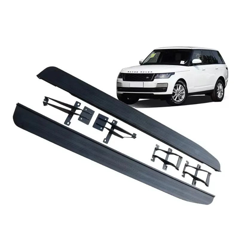 Car accessory black anti-rust fixed step side pedal running board footstep bar for Land Rover Rang  Vogue Sport 2006-2019