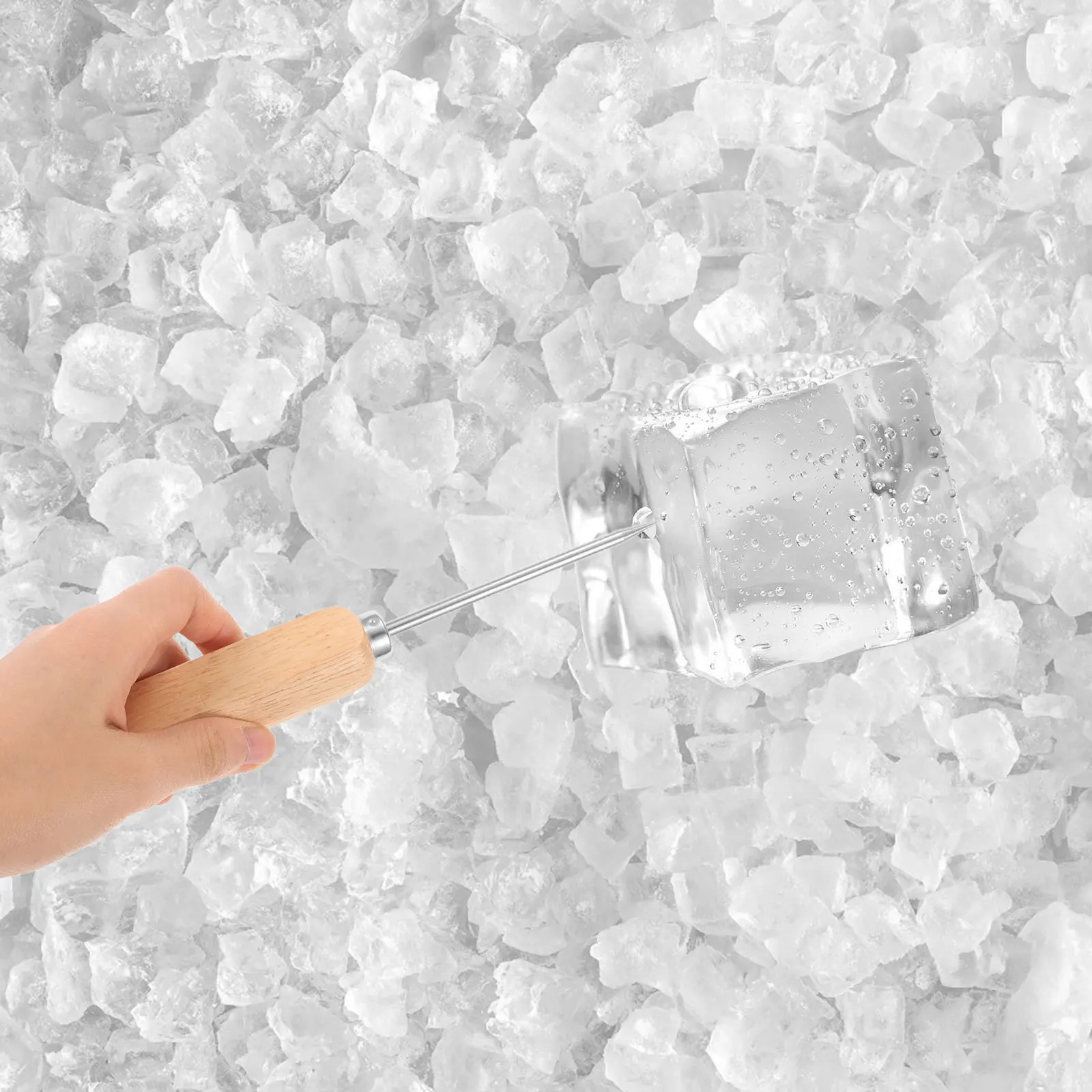 

Pick Tool Stainless Steel Manual Ice Crusher Portable Bartending Tool For Home Bar Party Milk Tea Shop Ice Sculpture Gift