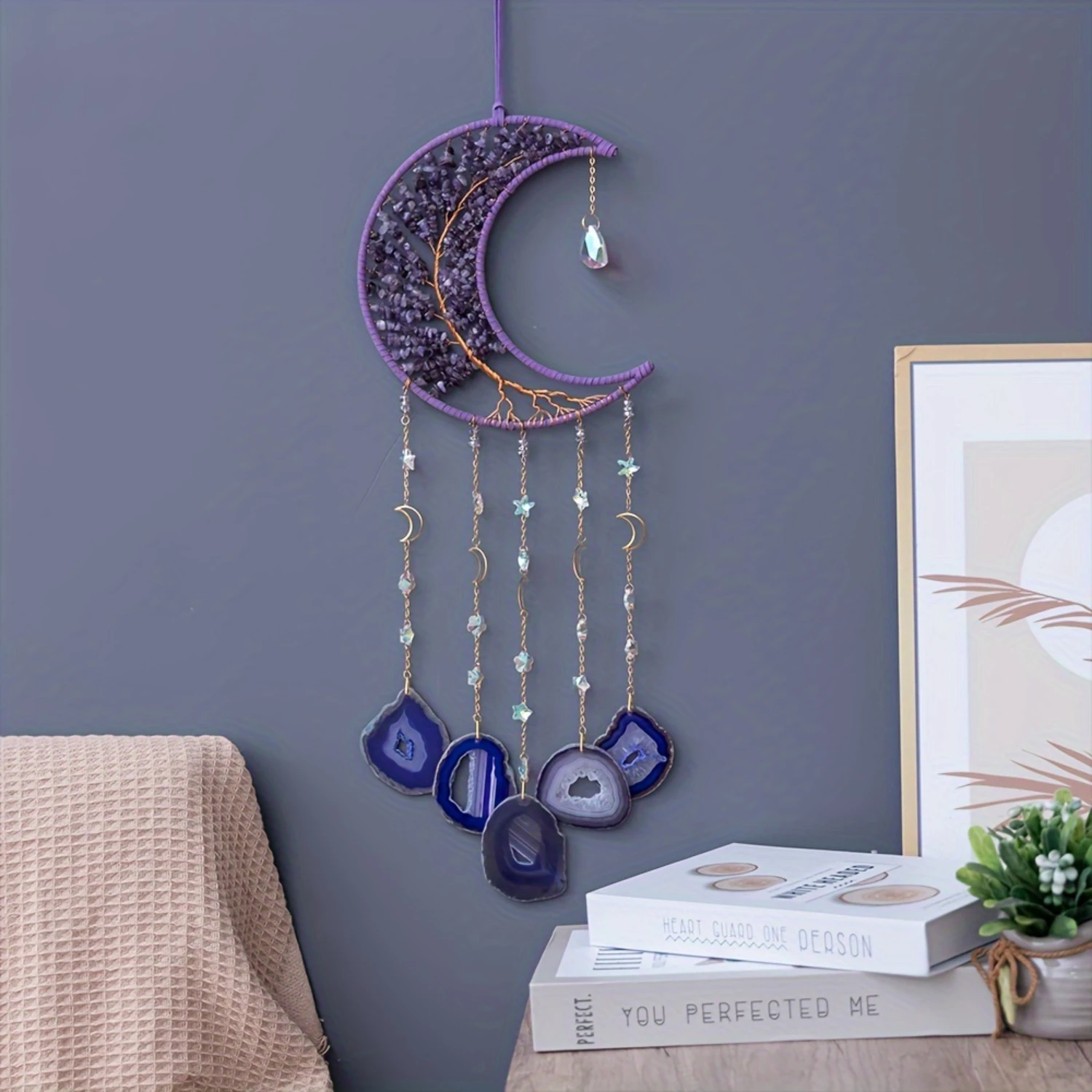 Dreamcatcher Pendant Handmade Suncatcher Wind Chime Decorative, Indoor Outdoor Courtyard Garden Party Christmas Decoration