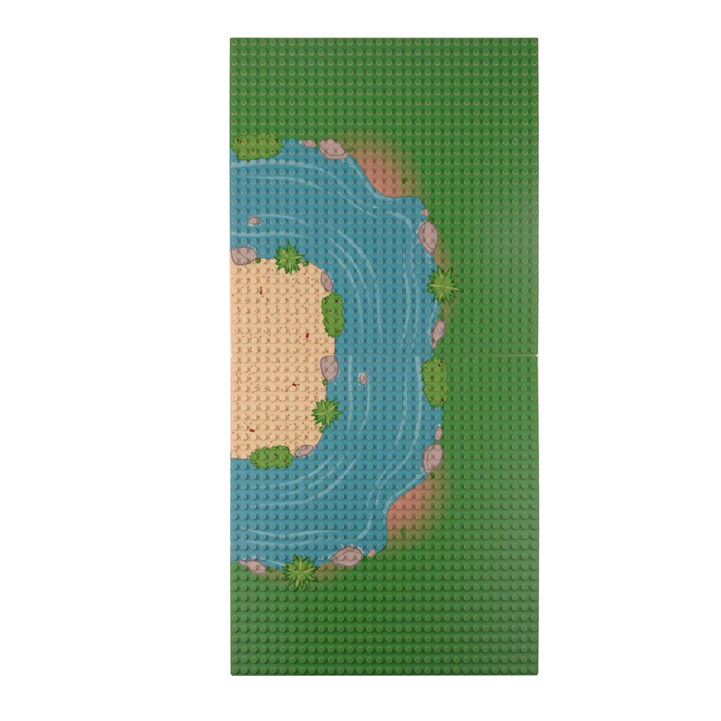 Placa Base de 32x32, bloques de construcción clásicos, zócalo, tablero de montaje resistente DIY, Compatible con ladrillos Legoeds, regalo para niños