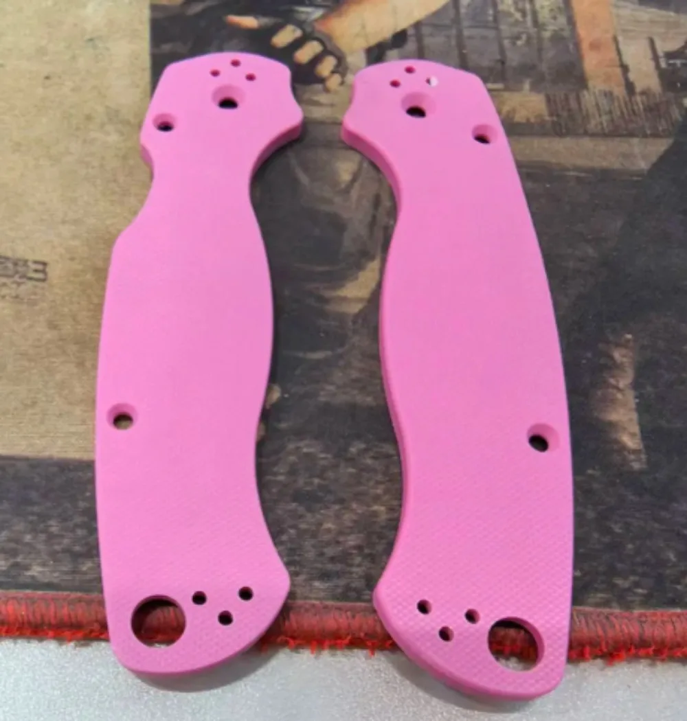 1 Pair G10 Handle Scales for C81 Folding Knives - Lightweight Replacement Parts, CNC Machined DIY Replacement Kit with Screws