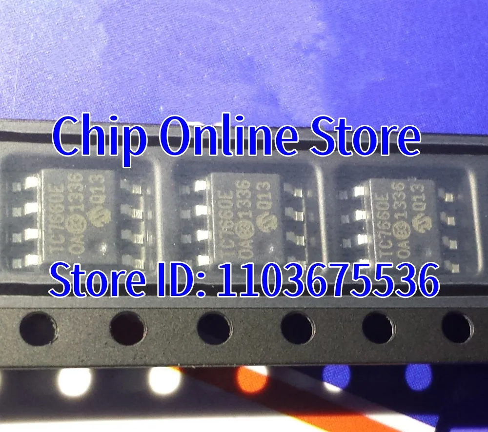 5~100pcs  TC7660EOA713  TC7660EOA  TC7660  SOIC8  New Original  DC/DC Adjustable Charge Pump Voltage Converter