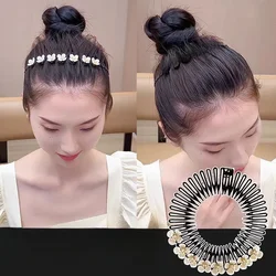 Invisible Stretch Hairband for Women Girls Plastic Flexible Circle Headband Wavy Hair Hoop Washing Face Fixed Hair Accessories