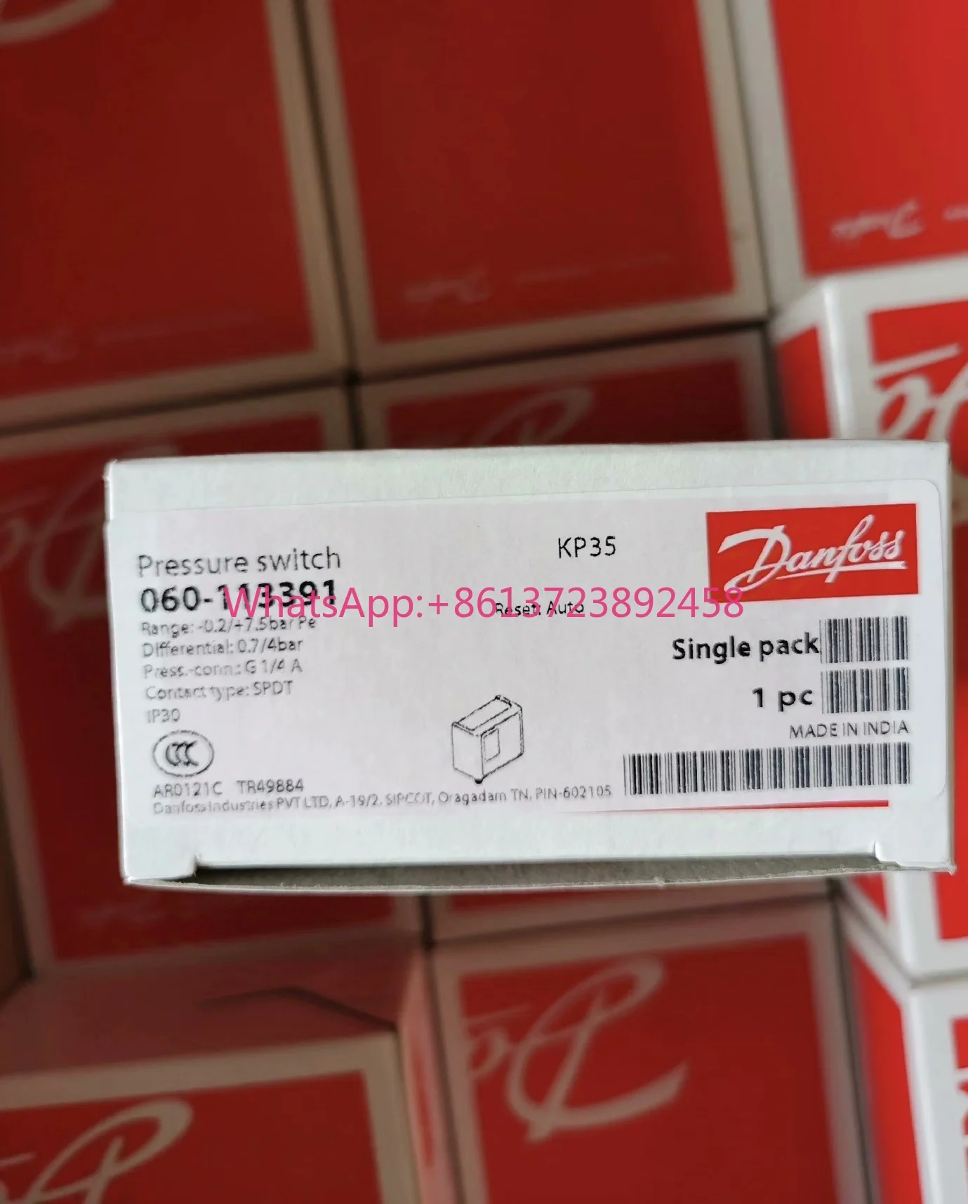 Genuine Danfoss pressure switch KP35 Danfoss pressure switch 060-113391