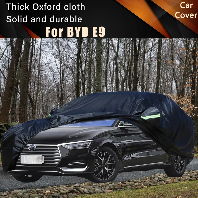 

For BYD E9 Car Full Outer Covers Outdoor Waterproof Dustproof Sun Rain Snow Protection Exterior Car Accessories